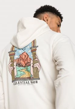 Kaotiko SUD CAP CELESTIAL DOOR UNISEX - Kapuzenpullover - Ivory -Kaotikoire Magasin 00caac803aa741d68d14b3c1e4d94f17