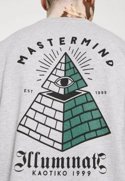 Kaotiko - Herren CREW MASTERMIND PYRAMID - Sweatshirt - Grey Vigore -Kaotikoire Magasin 049c6834504443b685065e7fff0588e0