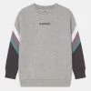 Kaotiko CREW WALKER UNISEX - Sweatshirt - Grey/white/lila -Kaotikoire Magasin 04b563bb573447cbb774b18649afe265