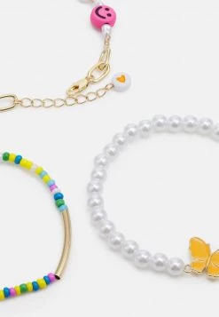 Fire & Glory - Damen VIBES BRACELET 3 PACK - Armband - Gold-coloured/multi -Kaotikoire Magasin 05df9d1e14904d78b2fafaf0d5ac65fe