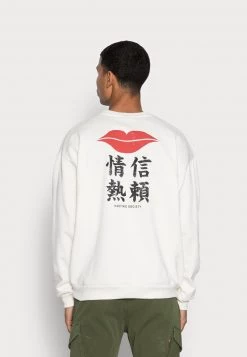 Kaotiko CREW LIPS JAPAN - Sweatshirt - Ivory - Herren -Kaotikoire Magasin 06f101b9daba452499db8057f7eb565b