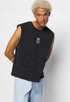 Kaotiko WASHED HAPPY TRIPS UNISEX - Top - Black -Kaotikoire Magasin 09b1bf2d3c394993b74cc325cb0cba62