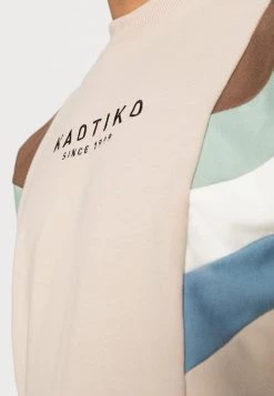 Kaotiko CREW SEATTLE UNISEX - Sweatshirt - Beige/brown/fresh Green -Kaotikoire Magasin 0b4a9d4b3a764f1e8a91536a67a5e04a