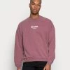 Kaotiko CREW WASHED MOON - Sweatshirt - Bordeaux - Herren -Kaotikoire Magasin 0dce552705454469a22a9ac138dbe1bb