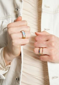 Fire & Glory FGMULLI 3 PACK - Ring - Gold-coloured/multi - Damen