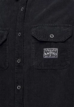 Kaotiko CAM UNISEX - Hemdbluse - Black -Kaotikoire Magasin 104e6ec604324527bf143195e35a5970