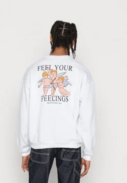 Kaotiko - Herren CREW FEELINGS - Sweatshirt - White -Kaotikoire Magasin 124f218fc61f44a9af0c051c8e3230ec