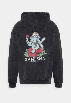 Kaotiko SUD CAP WASHED GANESHA UNISEX - Sweatshirt - Black -Kaotikoire Magasin 12c0a0ba3f994190acd816a489bb40b8
