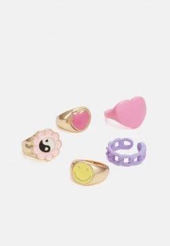 Fire & Glory HAPPI 5 PACK - Ring - Gold-coloured - Damen -Kaotikoire Magasin 134bb5ec59024b67bd882d5ca3b3f1e7