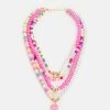 Fire & Glory - Damen TULLE COMBI NECKLACE - Halskette - Prism Pink/multi -Kaotikoire Magasin 13507885c2704041954edec85e329654