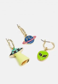 Fire & Glory LUCCA EARRINGS 3 PACK - Ohrringe - Gold-coloured/multi - Damen -Kaotikoire Magasin 15e7bb5fb85f4eafb58e57563384fab2