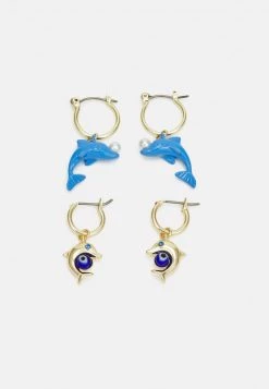 Fire & Glory KARLA EARRINGS 2 PACK - Ohrringe - Gold-coloured/multi - Damen