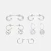 Fire & Glory - Damen EARRINGS 5 PACK - Ohrringe - Silver-coloured