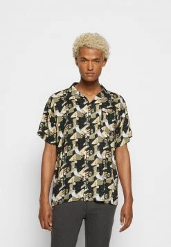 Kaotiko CAMISA BLOCKS UNISEX - Hemdbluse - Black -Kaotikoire Magasin 1d12e72f4f0d46bc9db6358f23da9bdf