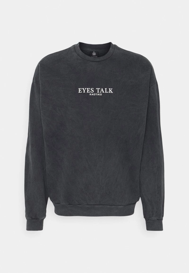 Kaotiko UNISEX CREW TIE DYE EYES TALK - Sweatshirt - Black 6 Kaotiko UNISEX CREW TIE DYE EYES TALK - Sweatshirt - Black – Bild 4