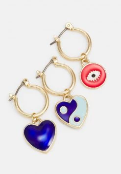 Fire & Glory - Damen FGCULINA EARRINGS 4 PACK - Ohrringe - Gold-coloured -Kaotikoire Magasin 216f619388284180b49ee9789d474795