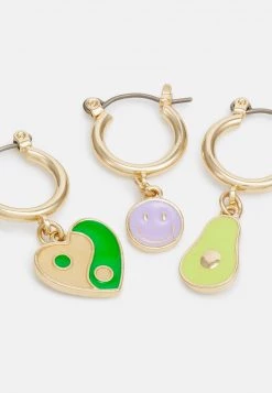 Fire & Glory JANICE HOOP EARRINGS 4 PACK - Ohrringe - Gold-coloured/multi - Damen -Kaotikoire Magasin 22bff29e62c54d8b9fd7c195a9a87418