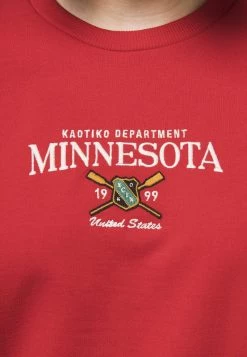 Kaotiko LARA SWEATSHIRT - Sweatshirt - Rot - Unisex -Kaotikoire Magasin 22c978f3936a460197fc9748485255b9