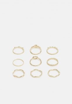 Fire & Glory - Damen GABI 9 PACK - Ring - Gold-coloured/mop Clear -Kaotikoire Magasin 26ef6af7584a478ab1648fa6305a2e7f