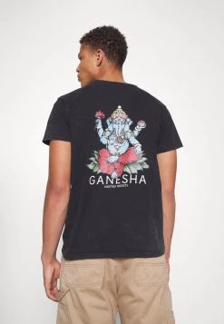 Kaotiko WASHED GANESHA UNISEX - T-Shirt Print - Black -Kaotikoire Magasin 28185105e2db4c6a903e097b1446b064
