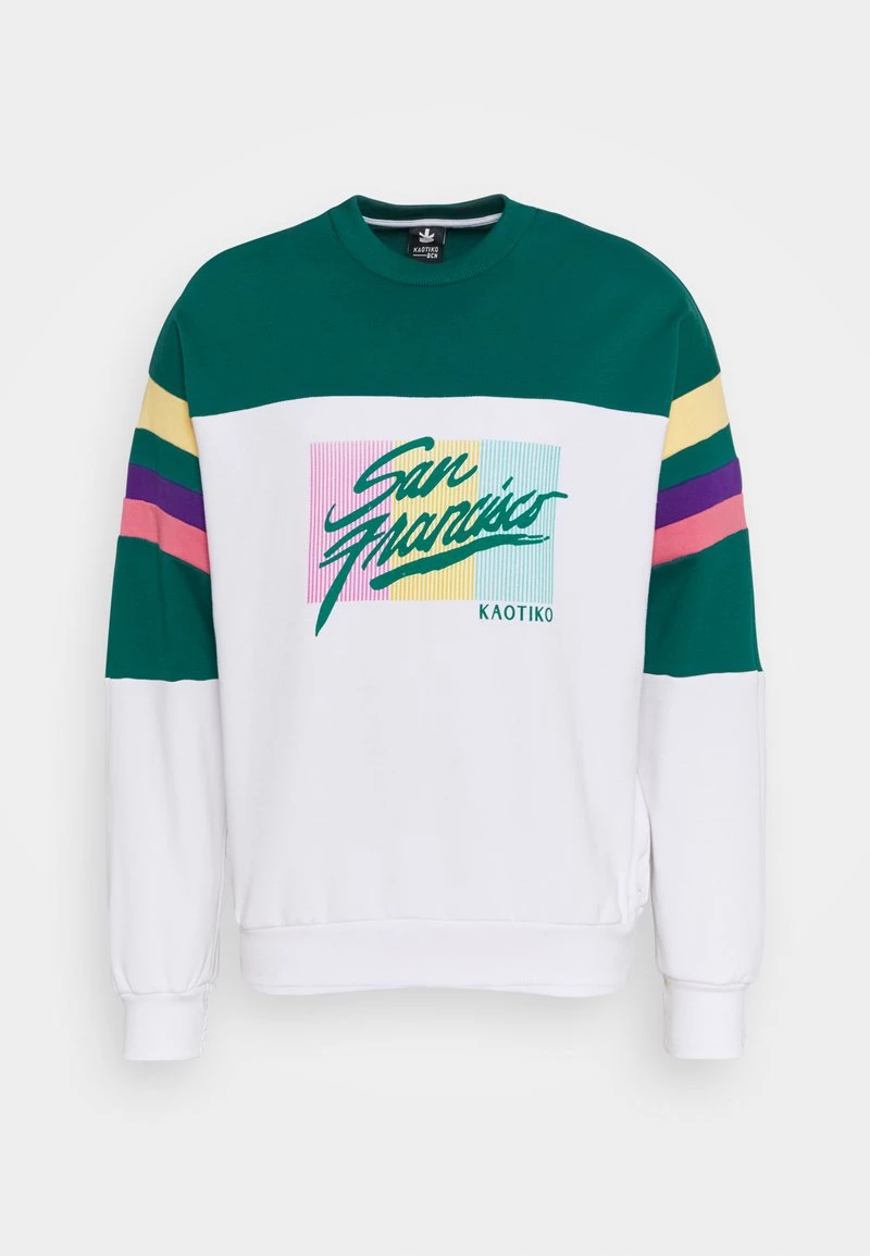 Kaotiko CREW SAN FRANCISCO UNISEX - Sweatshirt - White 3 Kaotiko CREW SAN FRANCISCO UNISEX - Sweatshirt - White