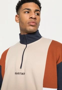 Kaotiko CREW SEAN UNISEX - Sweatshirt - Beige/caramel -Kaotikoire Magasin 2aed1248e631492ab1d54b1f7b6b2990