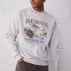 Kaotiko CREW ROCKS MOUNTAINS UNISEX - Sweatshirt - Grey