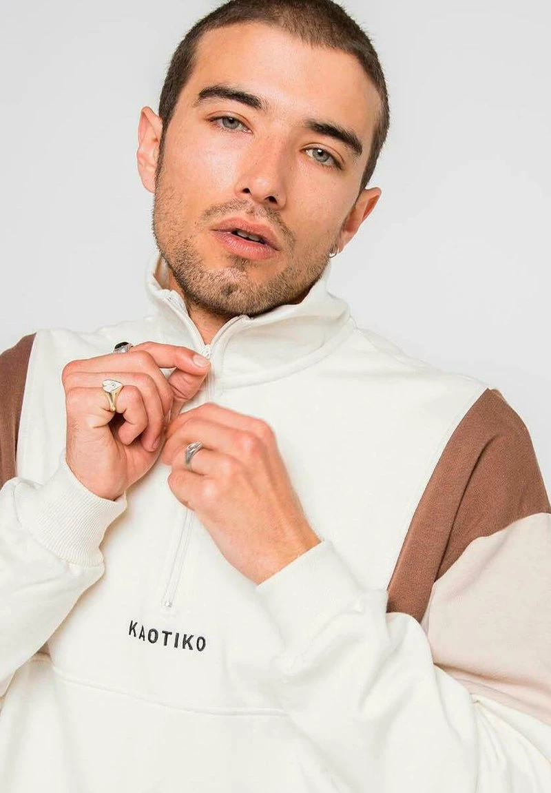 Kaotiko ARTHUR - Sweatshirt - Ivory Brown Beig - Unisex 6 Kaotiko ARTHUR - Sweatshirt - Ivory Brown Beig - Unisex – Bild 4