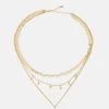 Fire & Glory - Damen FGEGGI COMBI NECKLACE - Halskette - Gold-coloured