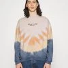 Kaotiko CREW TIE DYE ENZO UNISEX - Sweatshirt - Blue