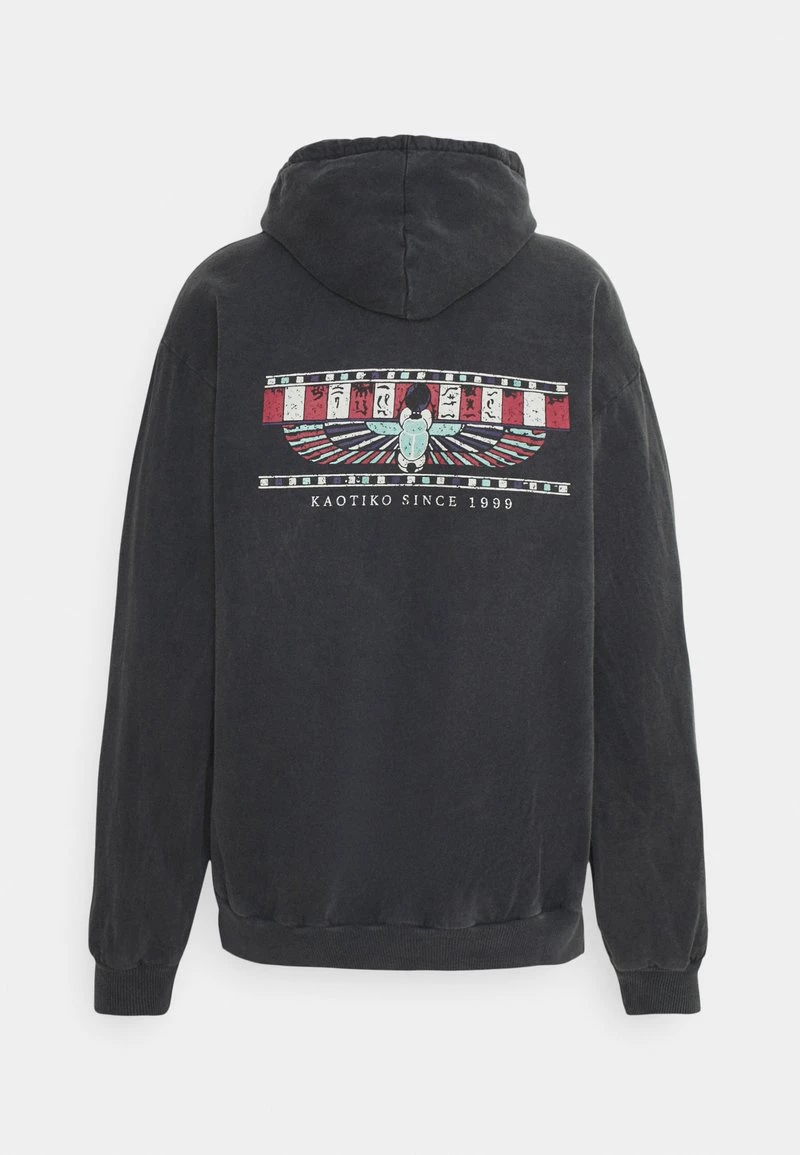 Kaotiko CREW TIE DYE UNISEX - Kapuzenpullover - Black 10 Kaotiko CREW TIE DYE UNISEX - Kapuzenpullover - Black – Bild 8