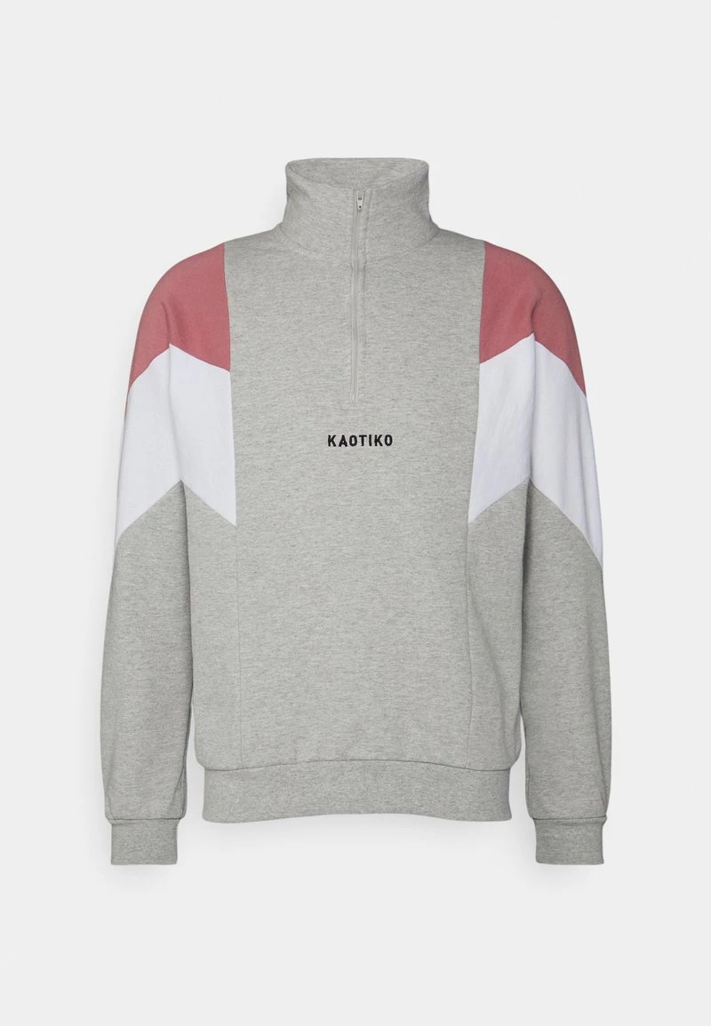 Kaotiko - Herren CREW BRENDAN - Sweatshirt - Grey/soft Burgundy 7 Kaotiko - Herren CREW BRENDAN - Sweatshirt - Grey/soft Burgundy – Bild 5