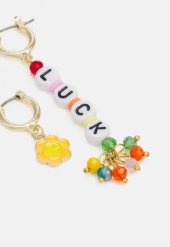 Fire & Glory - Damen FGHYDA EARRINGS 5 PACK - Ohrringe - Gold-coloured/multi -Kaotikoire Magasin 2ff4c68fcd084080a9376483a92ffe71