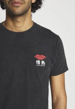 Kaotiko LIPS UNISEX - T-Shirt Print - Dark Grey -Kaotikoire Magasin 31a4ae5676684320927d1903f2d832b2