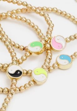 Fire & Glory - Damen TYLLA BRACELETS 5 PACK - Armband - Gold-coloured -Kaotikoire Magasin 342831bd61404aa28bcb4effa4225509