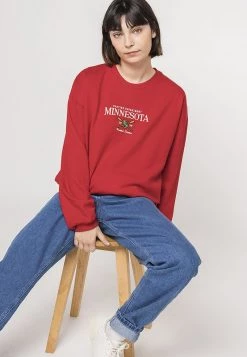 Kaotiko LARA SWEATSHIRT - Sweatshirt - Rot - Unisex -Kaotikoire Magasin 355557cf630147e7982ff0af78c17bce