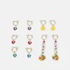 Fire & Glory - Damen FGHYDA EARRINGS 5 PACK - Ohrringe - Gold-coloured/multi