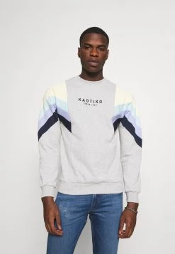 Kaotikoire Magasin 17 Kaotiko CREW SEATTLE - Sweatshirt - Grey/yellow/green/grape/navy - Unisex