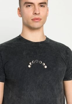 Kaotiko - Unisex WASHED COSMIC SNAKE - T-Shirt Print - Black -Kaotikoire Magasin 3eab00ebb4d64d5eabc1fed4b02a7bbd