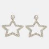 Fire & Glory - Damen EVELIN EARRINGS - Ohrringe - Gold-coloured/clear -Kaotikoire Magasin 3ffa5ef93a054b90b7acfc101a7cd9a0