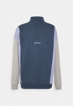 Kaotiko CREW OAKLAND - Sweatshirt - Prusia/grape - Herren