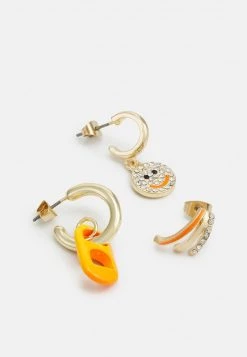 Fire & Glory - Damen LAI EARRINGS 3 PACK - Ohrringe - Gold-coloured/multi -Kaotikoire Magasin 4202099b1b434dff9680d2b4748606c1