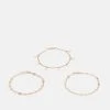 Fire & Glory - Damen FGLEAFA ANKLET 3 PACK - Armband - Gold-coloured -Kaotikoire Magasin 431624ddc52a40999b978e6853c08ced