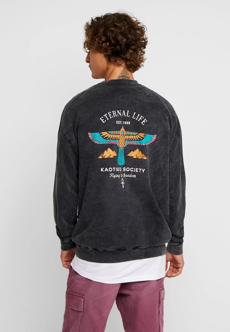 Kaotiko UNISEX - Sweatshirt - Black 3 Kaotiko UNISEX - Sweatshirt - Black