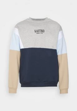 Kaotiko CREW WESTPORT - Sweatshirt - Grey/white - Herren -Kaotikoire Magasin 46b26e95d0114d23936e7619036d699c