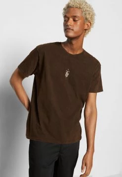Kaotiko WASHED PALM VIBES UNISEX - T-Shirt Print - Brown -Kaotikoire Magasin 485cb65898db49bb9143675dc92aa074
