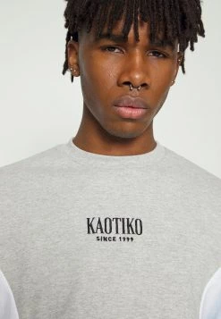 Kaotiko CREW WESTPORT - Sweatshirt - Grey/white - Herren -Kaotikoire Magasin 4a0d7d8289a740ddab7c24deccc1f376