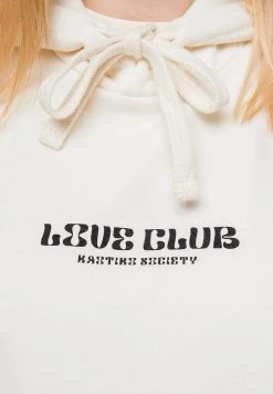 Kaotiko LOVE CLUB - Kapuzenpullover - Beige - Damen -Kaotikoire Magasin 4adc9e2ab8f845799cdf1fa18602d522