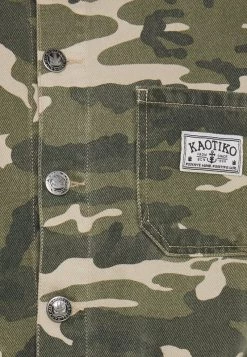 Kaotiko WORK JACKET UNISEX - Jeansjacke - Camouflage -Kaotikoire Magasin 4f11790e89aa4ef6b1d40124264470a1