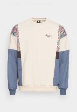 Kaotiko CREW BRUCE UNISEX - Sweatshirt - Beige/prusia -Kaotikoire Magasin 51c98b1b19de4a1b830391915ec01659